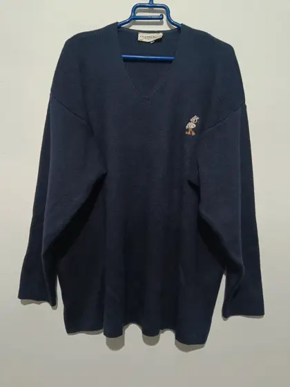 Jersey vintage lana de merino Mickey mouse Donaldson talla L ver medidas
