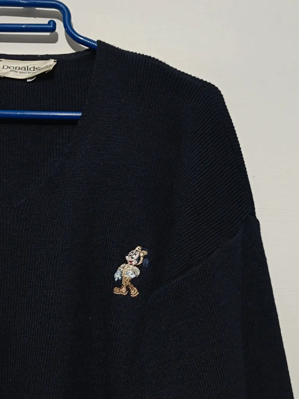 Jersey vintage lana de merino Mickey mouse Donaldson talla L ver medidas, foto 4