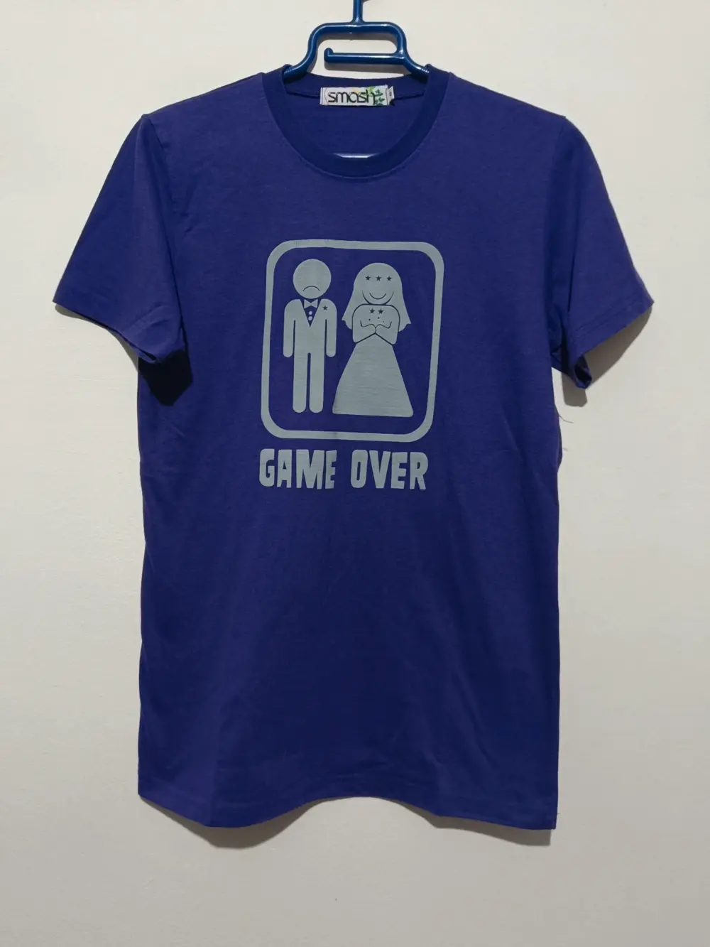 Camiseta Game over Boda Smash talla S ver medidas