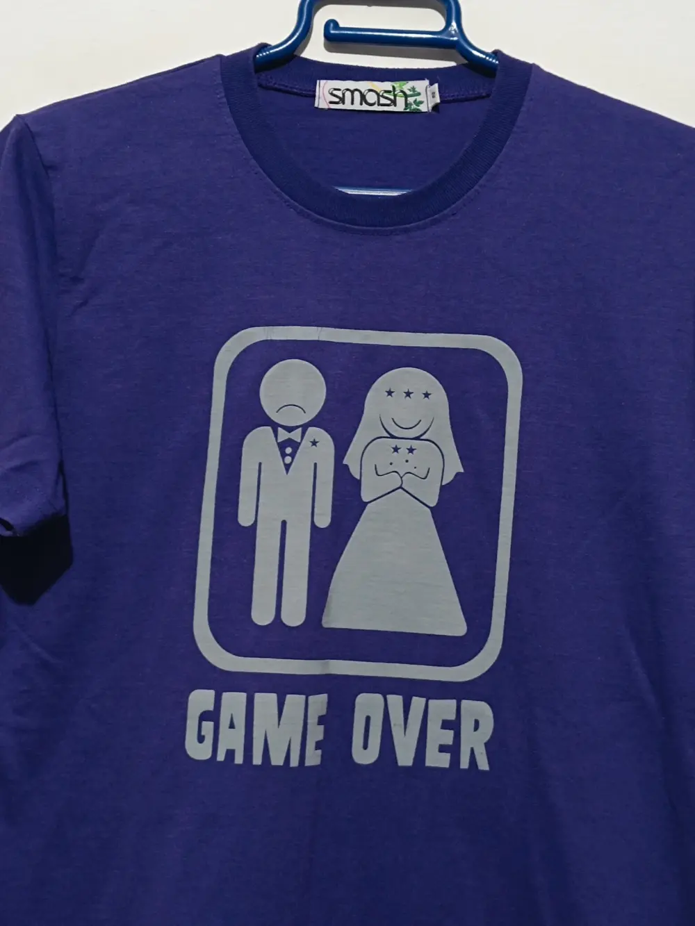 Camiseta Game over Boda Smash talla S ver medidas, foto 2