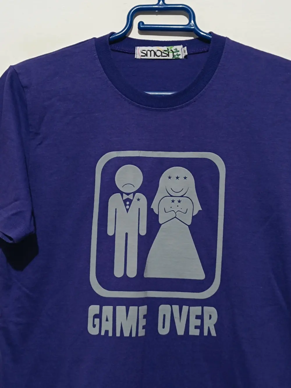 Camiseta Game over Boda Smash talla S ver medidas, foto 3