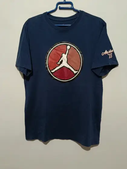 Camiseta Nike Air Jordan Remastered hbr crew navy talla M