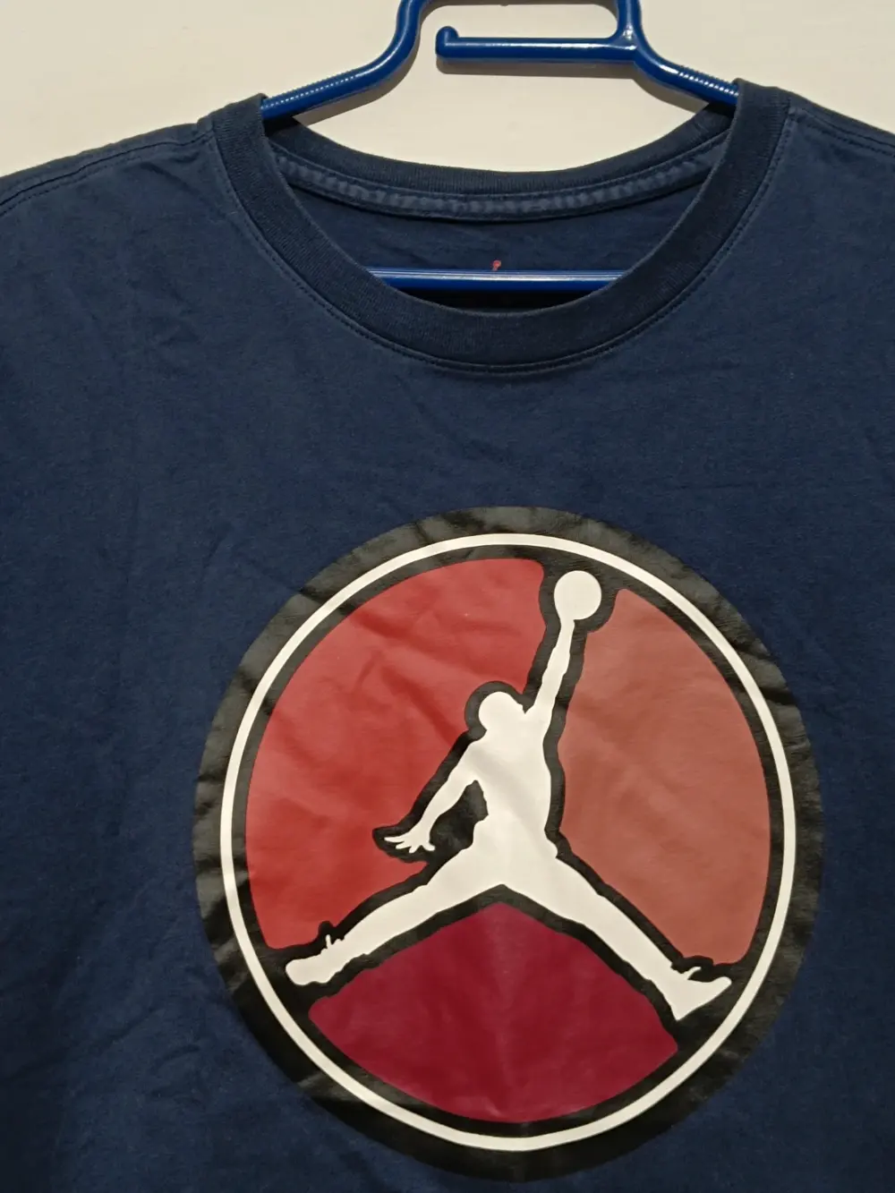 Camiseta Nike Air Jordan Remastered hbr crew navy talla M, foto 2