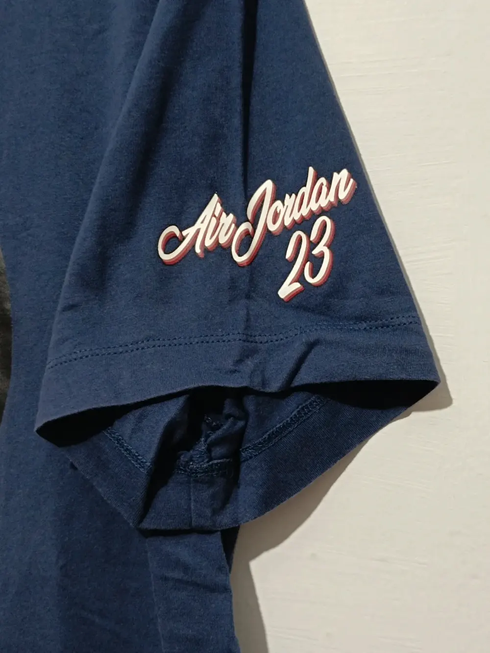 Camiseta Nike Air Jordan Remastered hbr crew navy talla M, foto 3