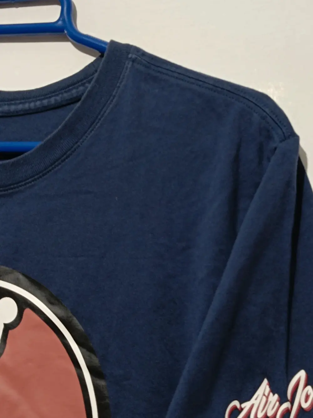 Camiseta Nike Air Jordan Remastered hbr crew navy talla M, foto 4