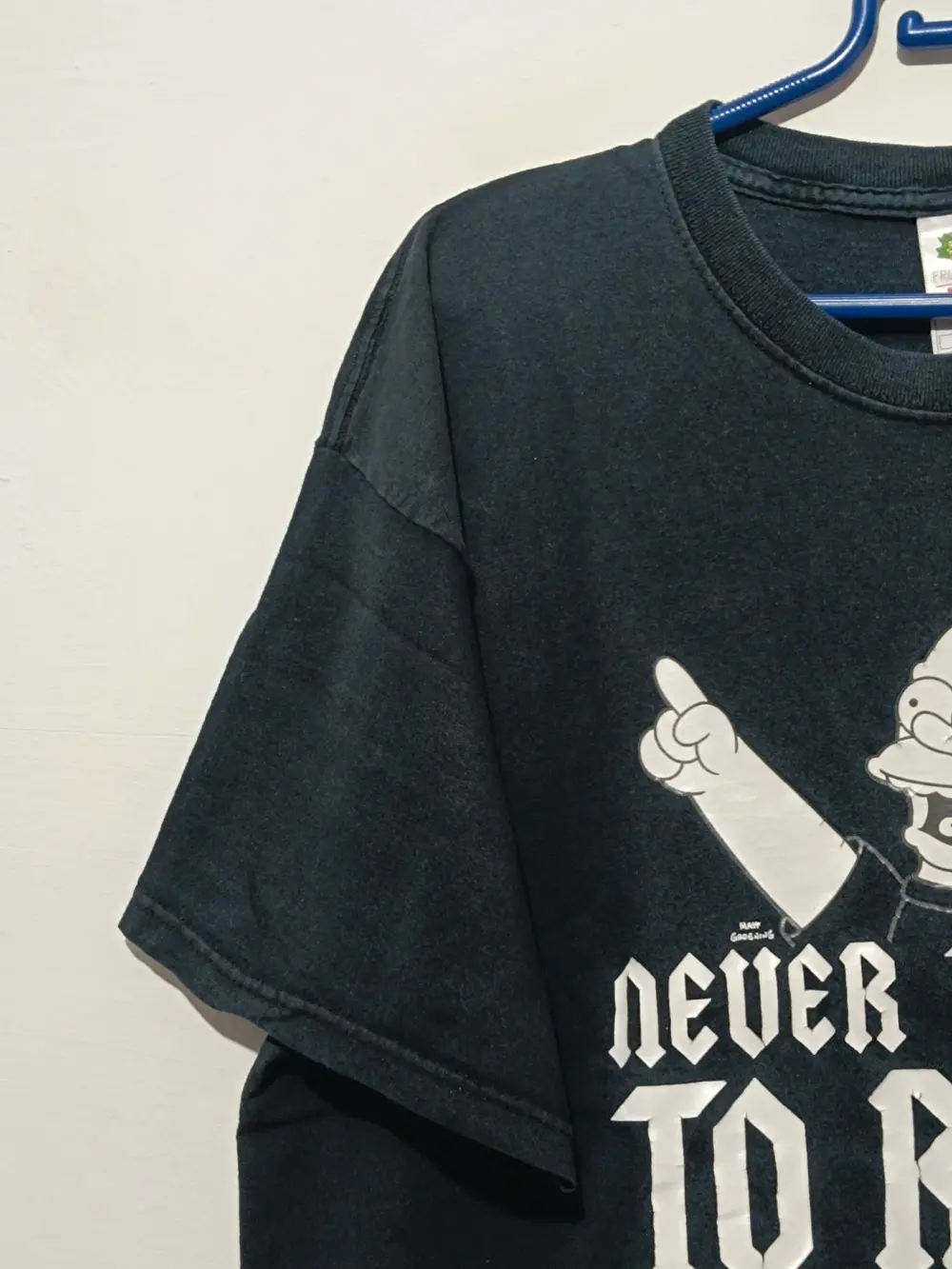 Camiseta vintage Simpsons Never too old to rock año 2007 talla XL, foto 3