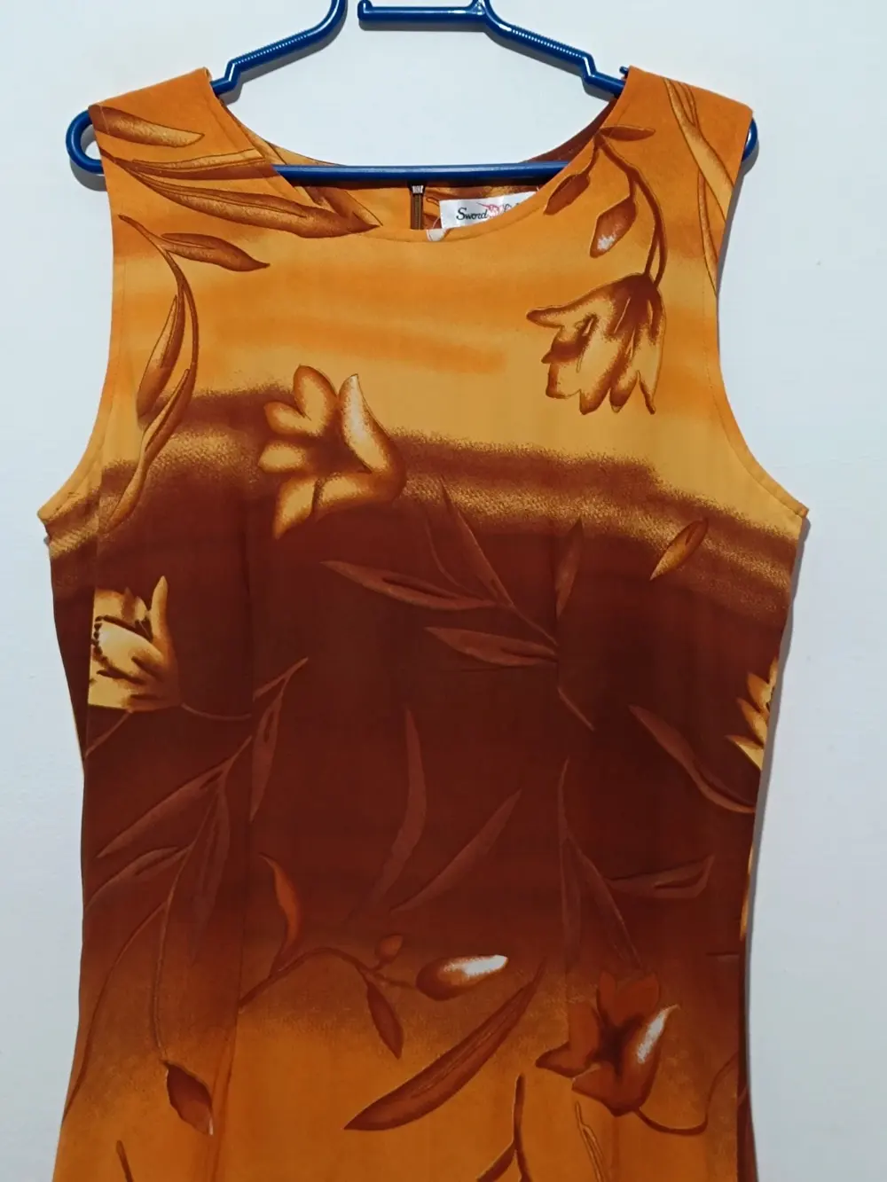 Vestido largo estampado de verano Swordfish talla 44, foto 2