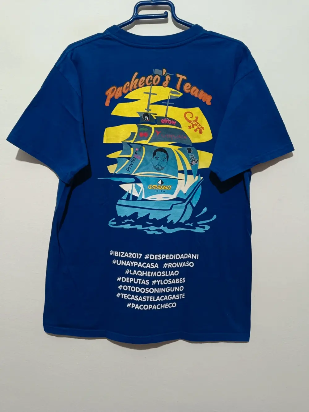 Camiseta despedida de soltero Amnesia Ibiza talla M, foto 5