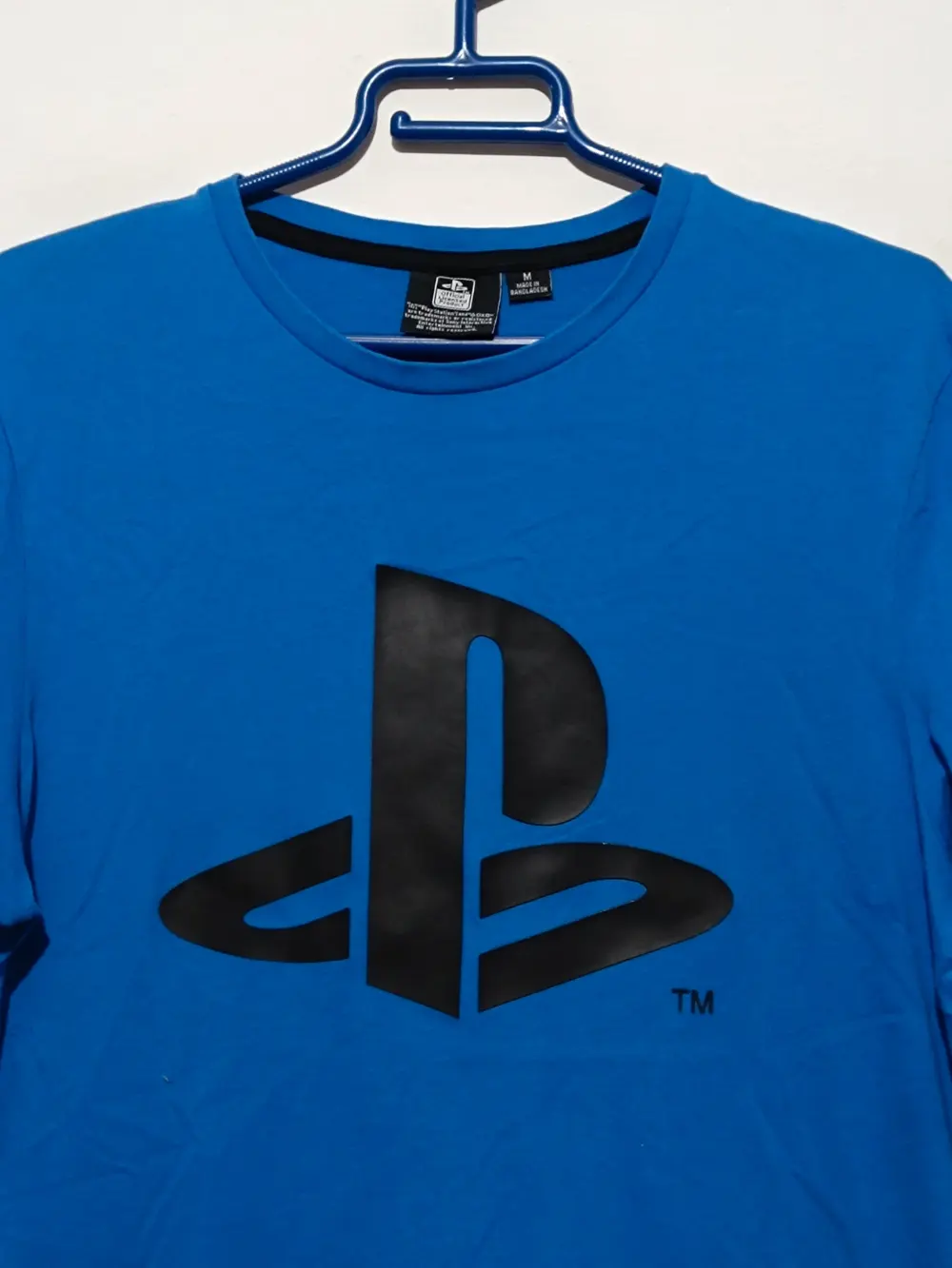 Camiseta manga corta Play station TM oficial Difuzed talla M sirve para S ver medidas, foto 2