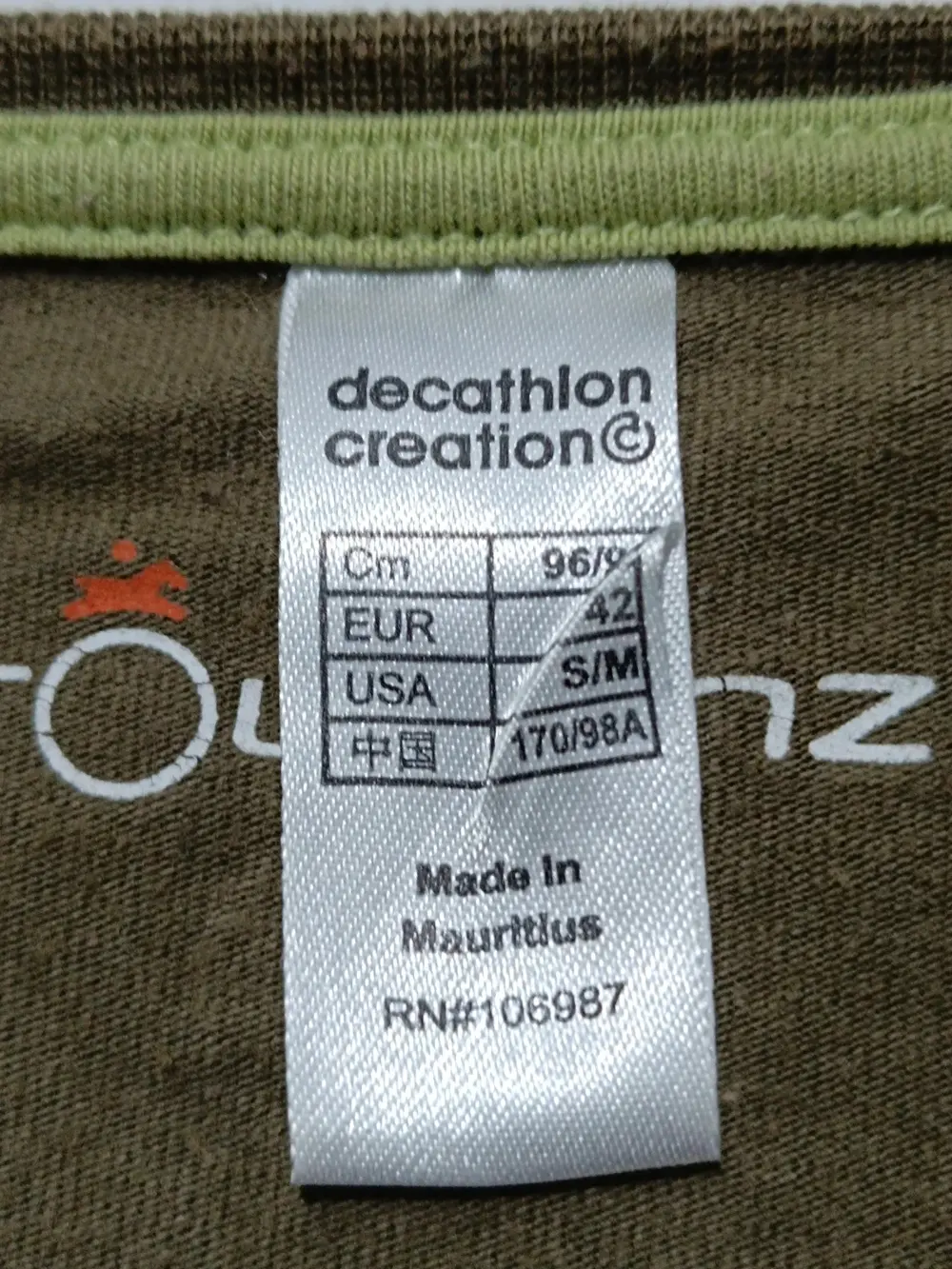 Camiseta deportiva mujer Fouganza talla 42 ver medidas, foto 4