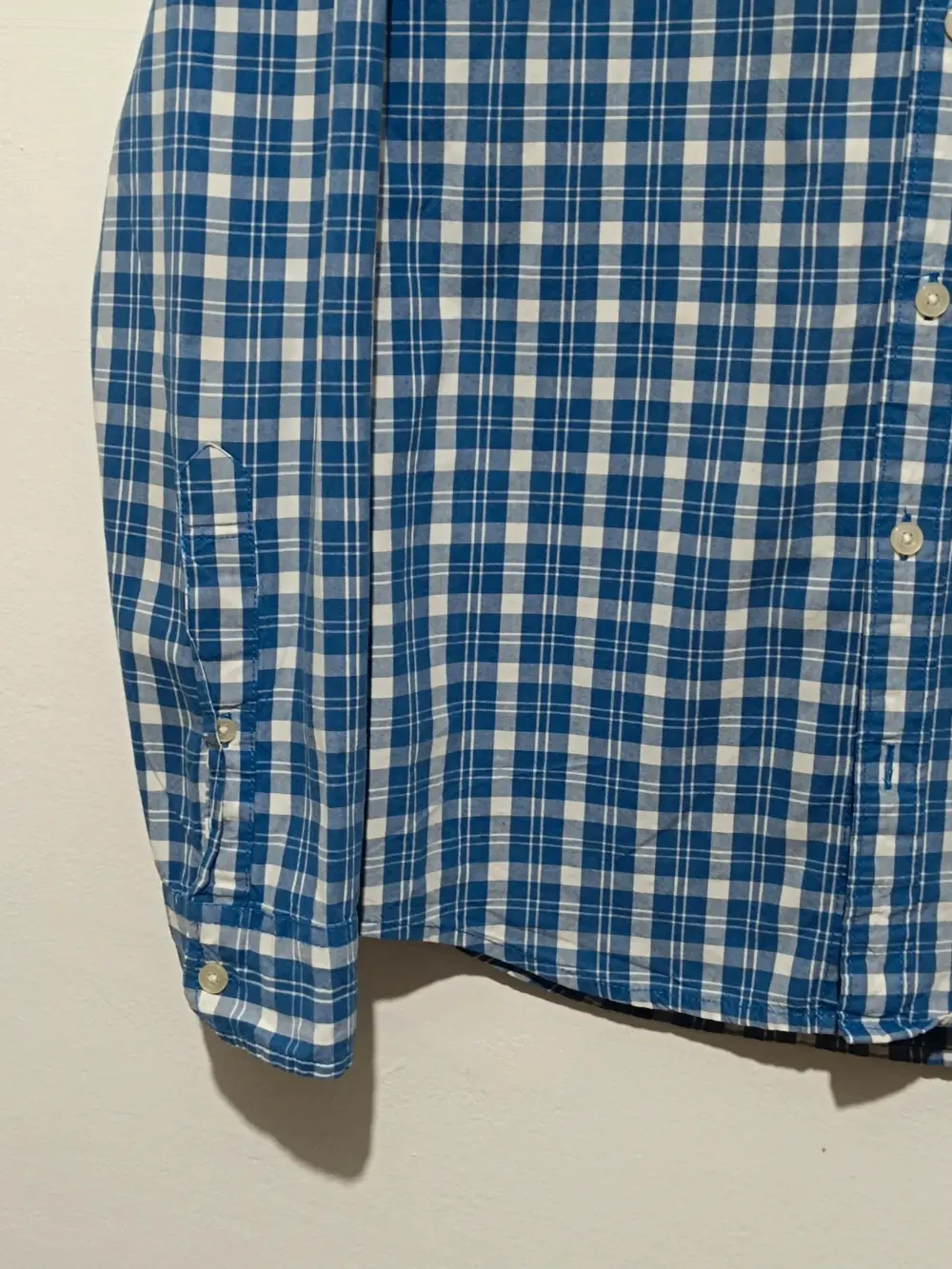 Camisa a cuadros manga larga Hollister talla M, foto 2