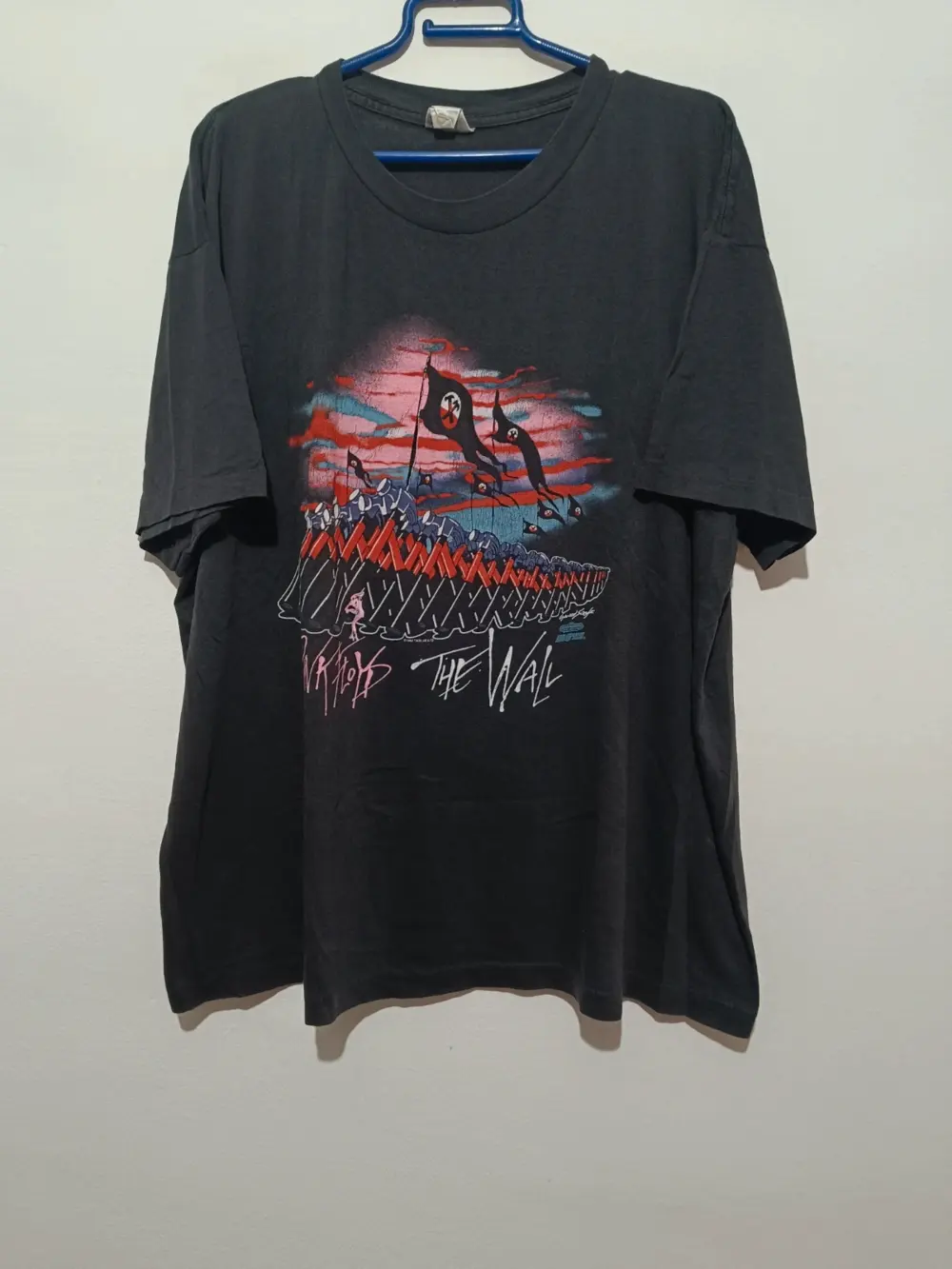 Camiseta vintage año 1982 Pink Floyd the Wall talla XL Winterland productions