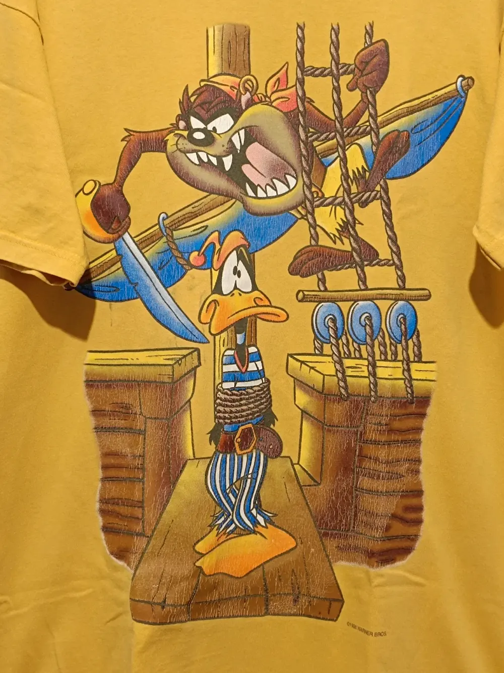Camiseta vintage Looney Tunes año 1998 talla L Warner Bros Elmi, foto 2