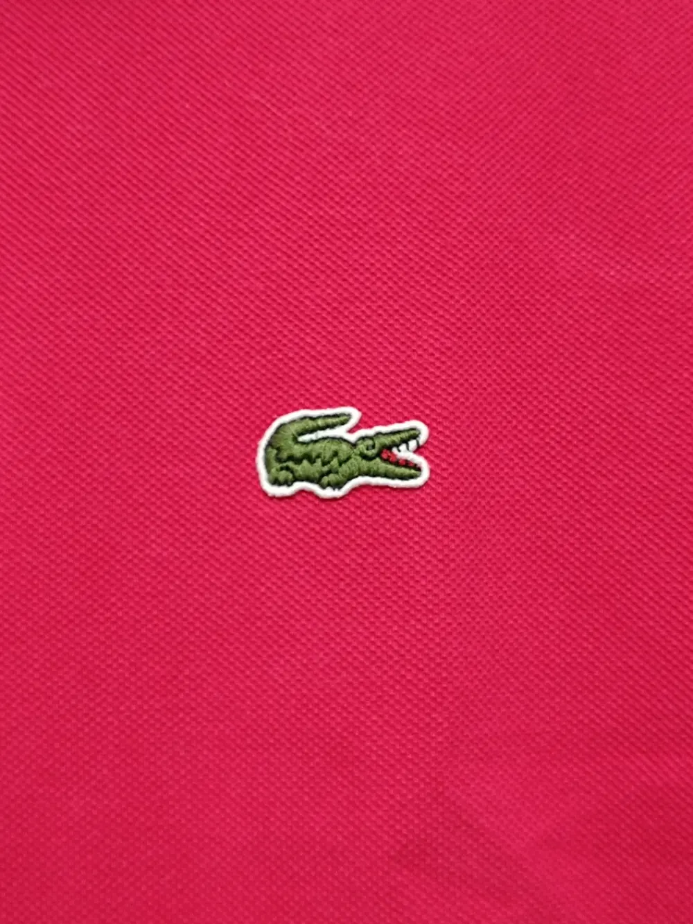 Polo Fucsia Lacoste talla 4 equivale a una M ver medidas, foto 4