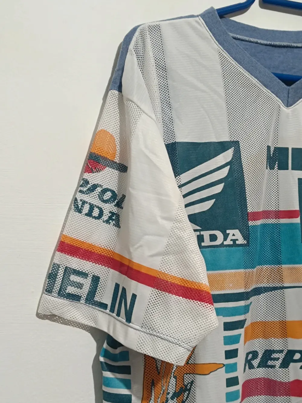 Camiseta vintage Repsol Honda Alex criville talla L ver medidas, foto 3