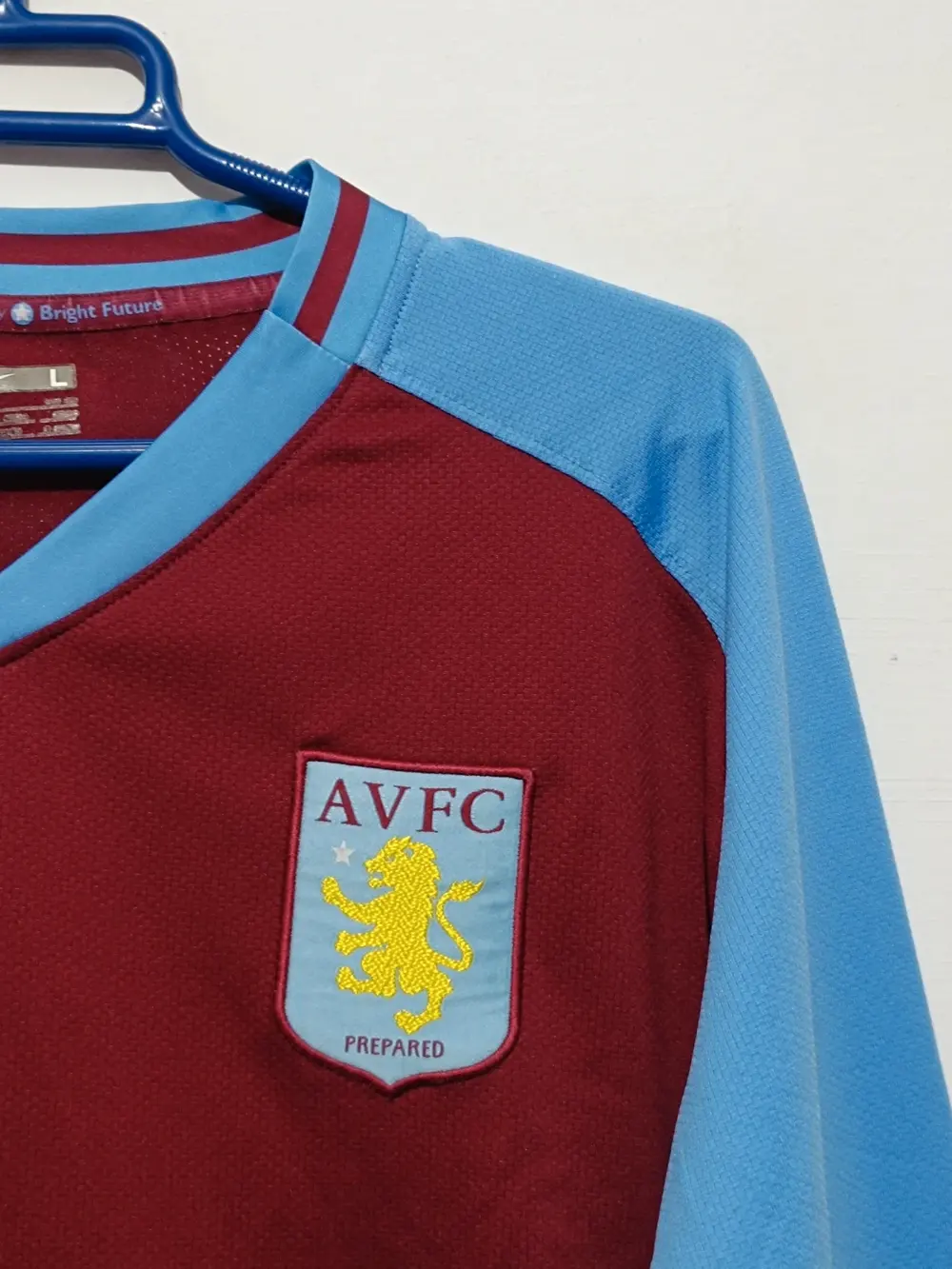 Camiseta manga larga Aston Villa FC Nike talla L ver medidas, foto 4