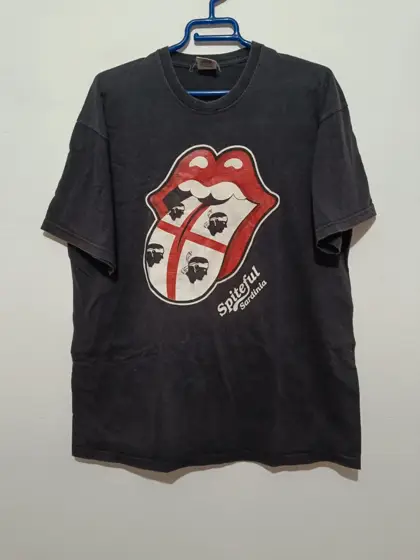 Camiseta vintage Rolling Stones Spiteful Sardinia talla L Fruit of the loom