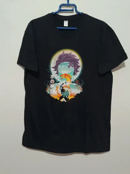 Camiseta manga corta Paisaje tanjiro talla M Pampling unisex