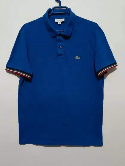 Polo manga corta Lacoste Slim fit talla 5 equivale a una L sirve para M ver medidas