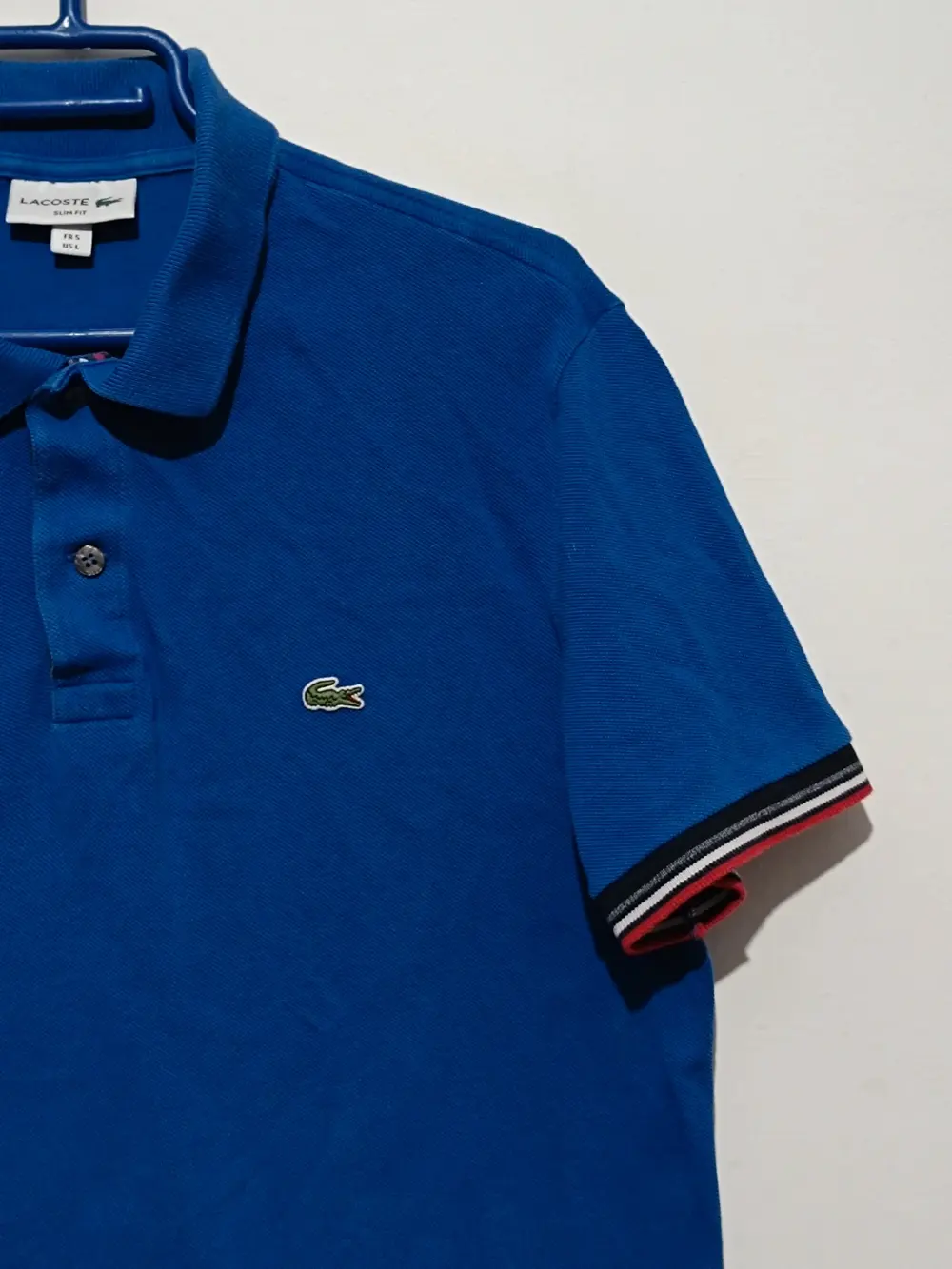Polo manga corta Lacoste Slim fit talla 5 equivale a una L sirve para M ver medidas, foto 2