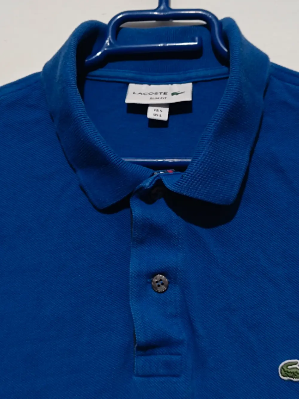Polo manga corta Lacoste Slim fit talla 5 equivale a una L sirve para M ver medidas, foto 4