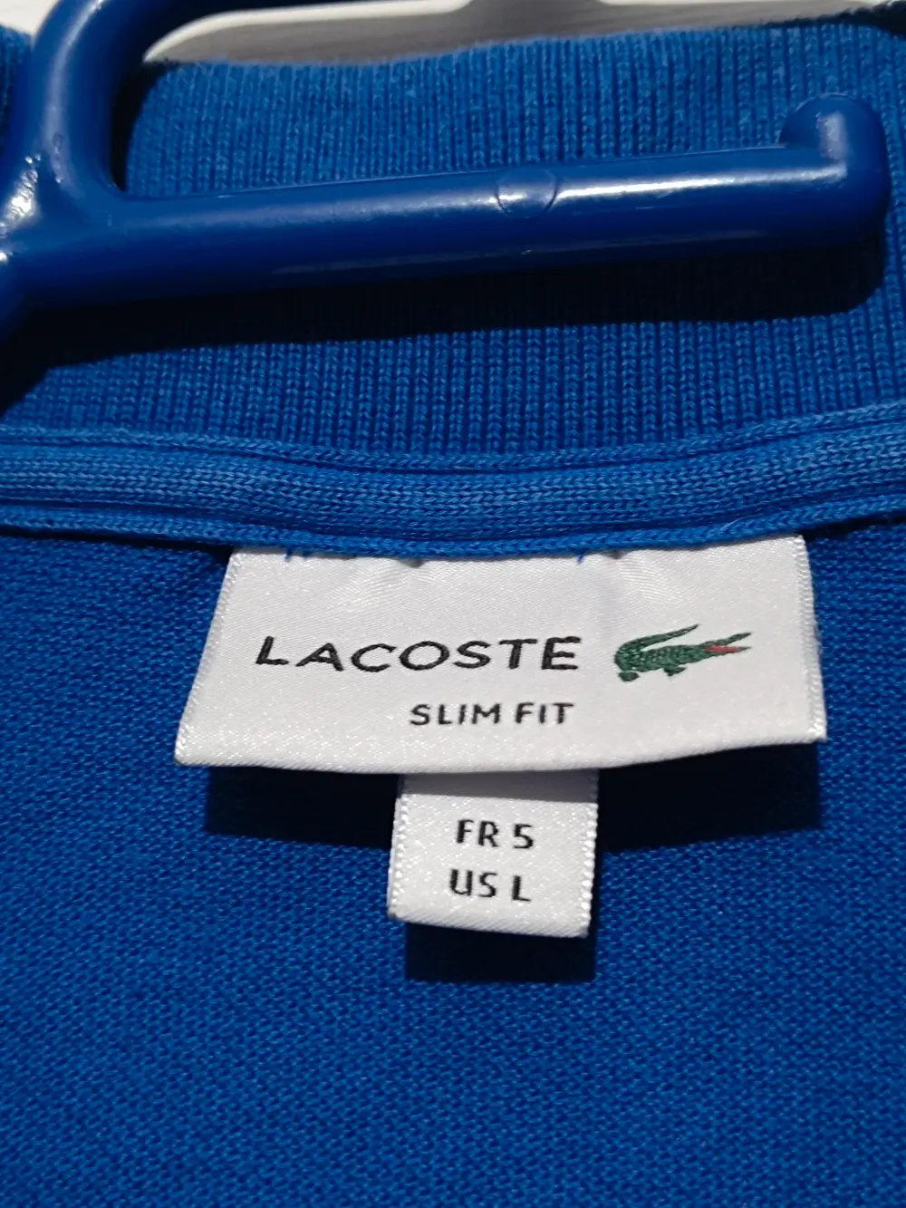Polo manga corta Lacoste Slim fit talla 5 equivale a una L sirve para M ver medidas, foto 5