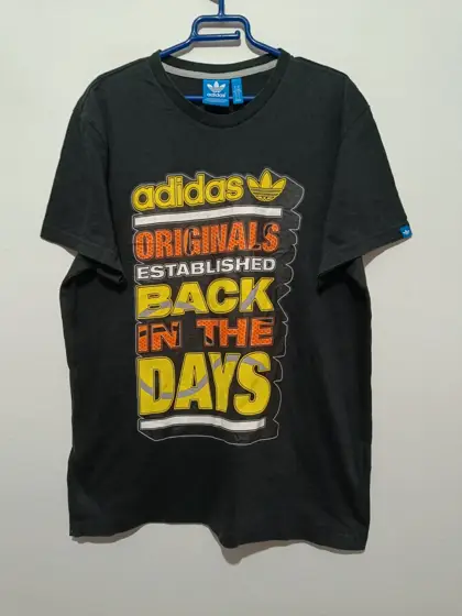 Camiseta grafica manga corta Adidas originals logos talla XL