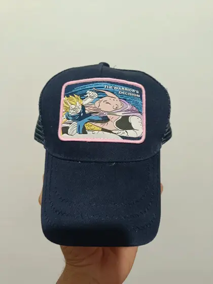 Gorra trucker Vegeta VS Buu the warrior's decision talla única ajustable adulto unisex