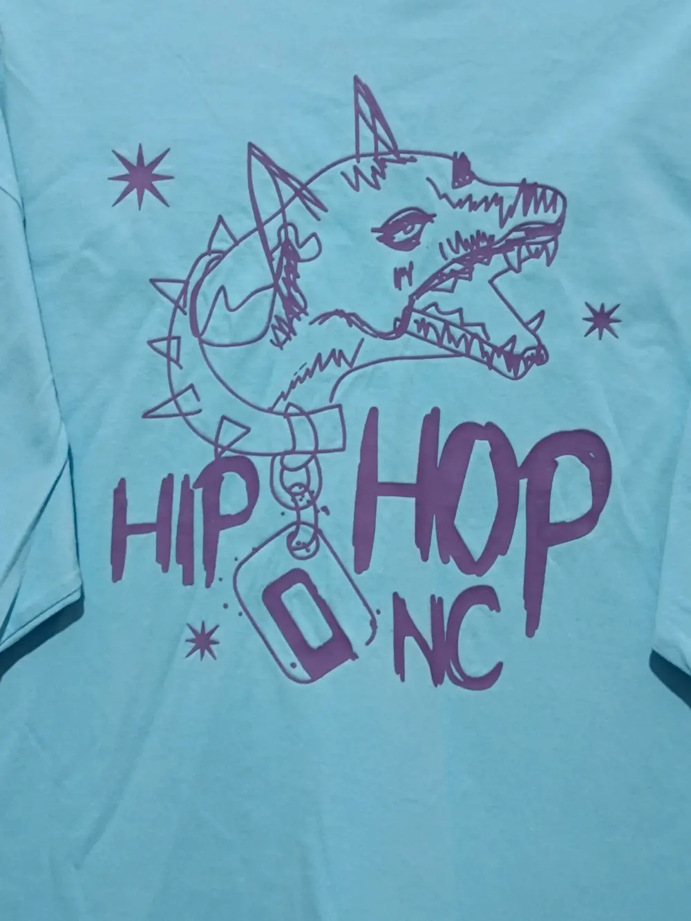 Camiseta gráfica Hip Hop NC talla L ver medidas, foto 5