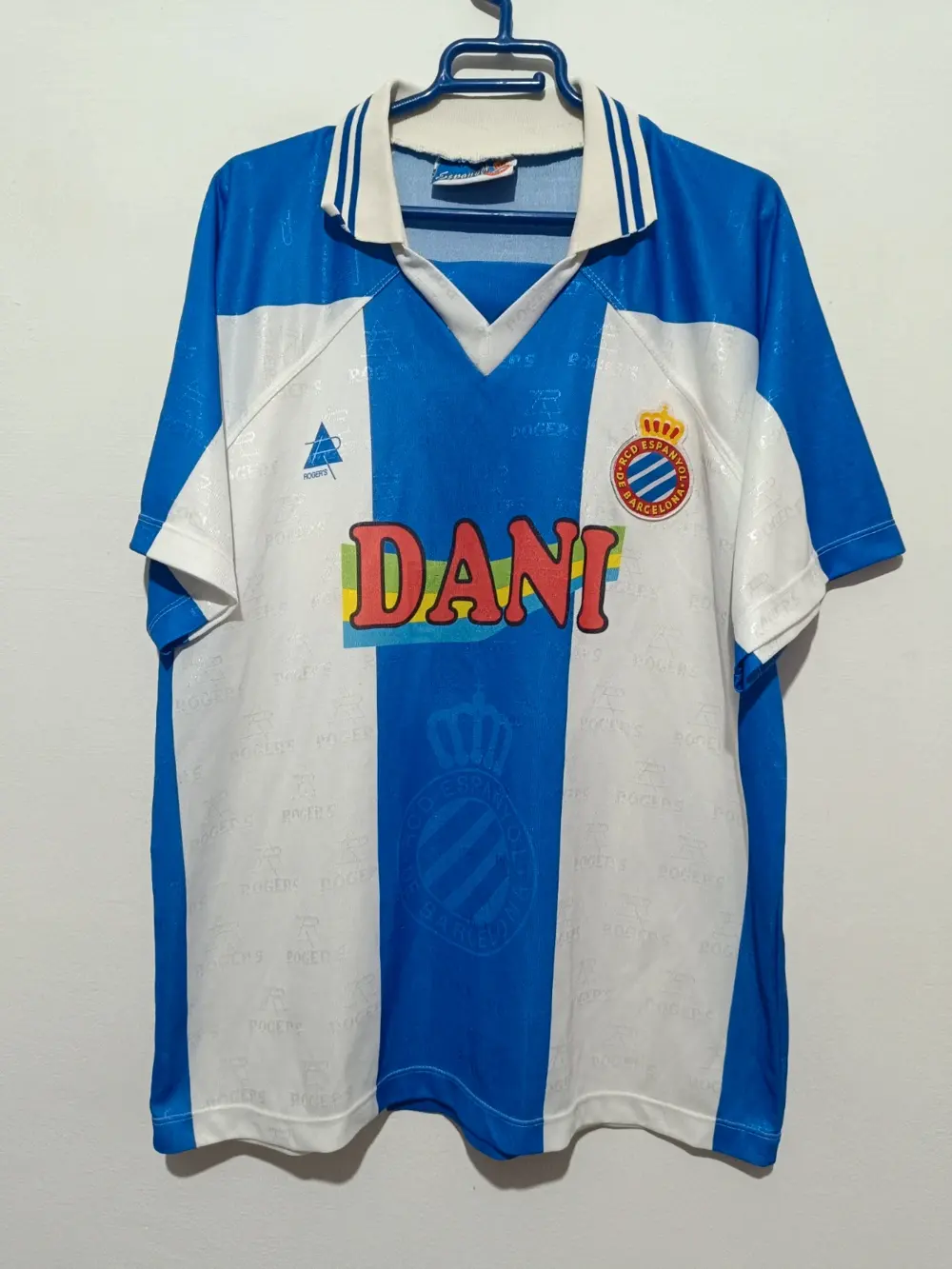 Camiseta vintage RCD Espanyol Herrera 4 años 90 talla L Roger's