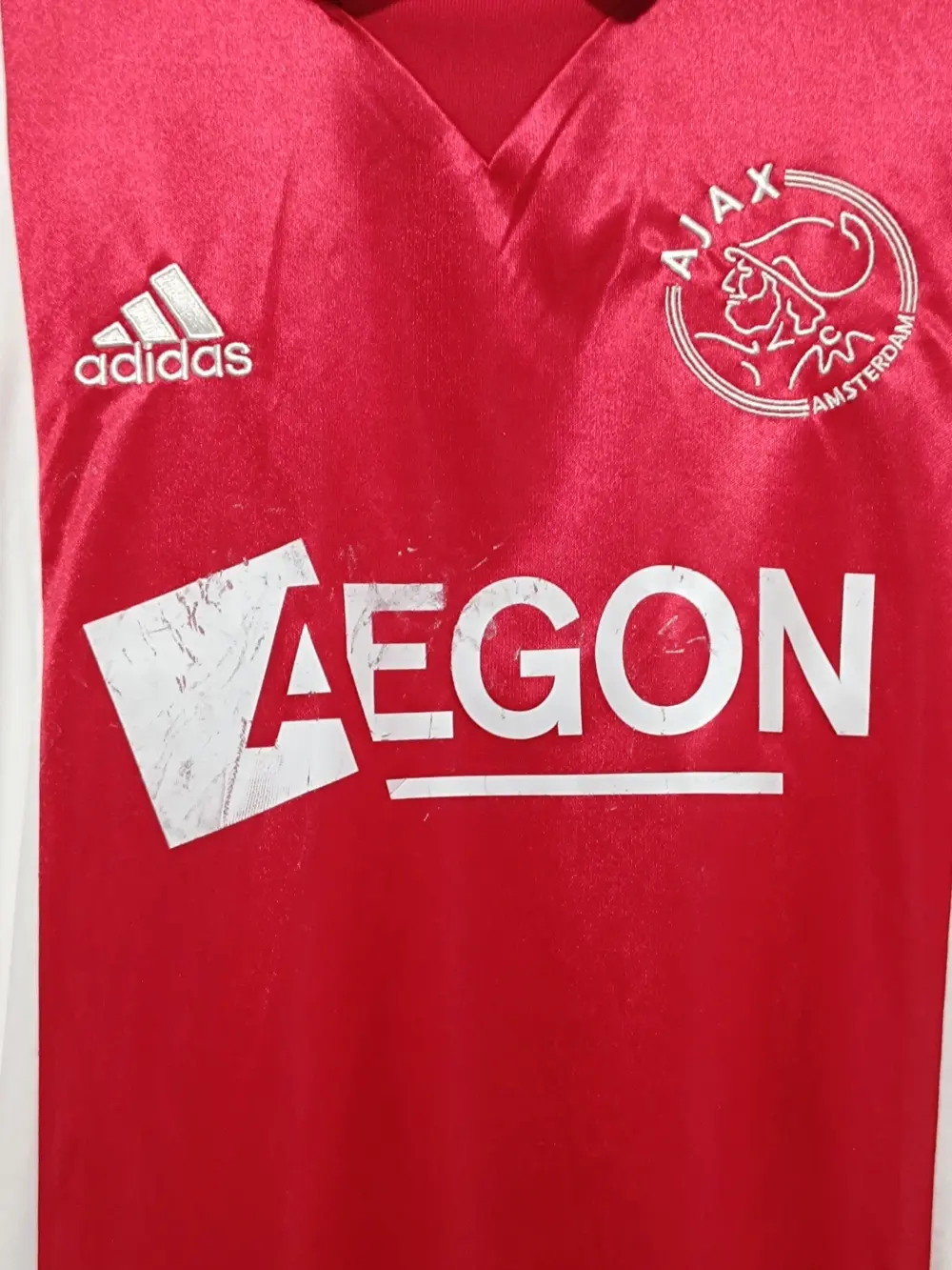 Camiseta vintage Ajax Amsterdam Adidas talla XXL ver medidas original!!, foto 3