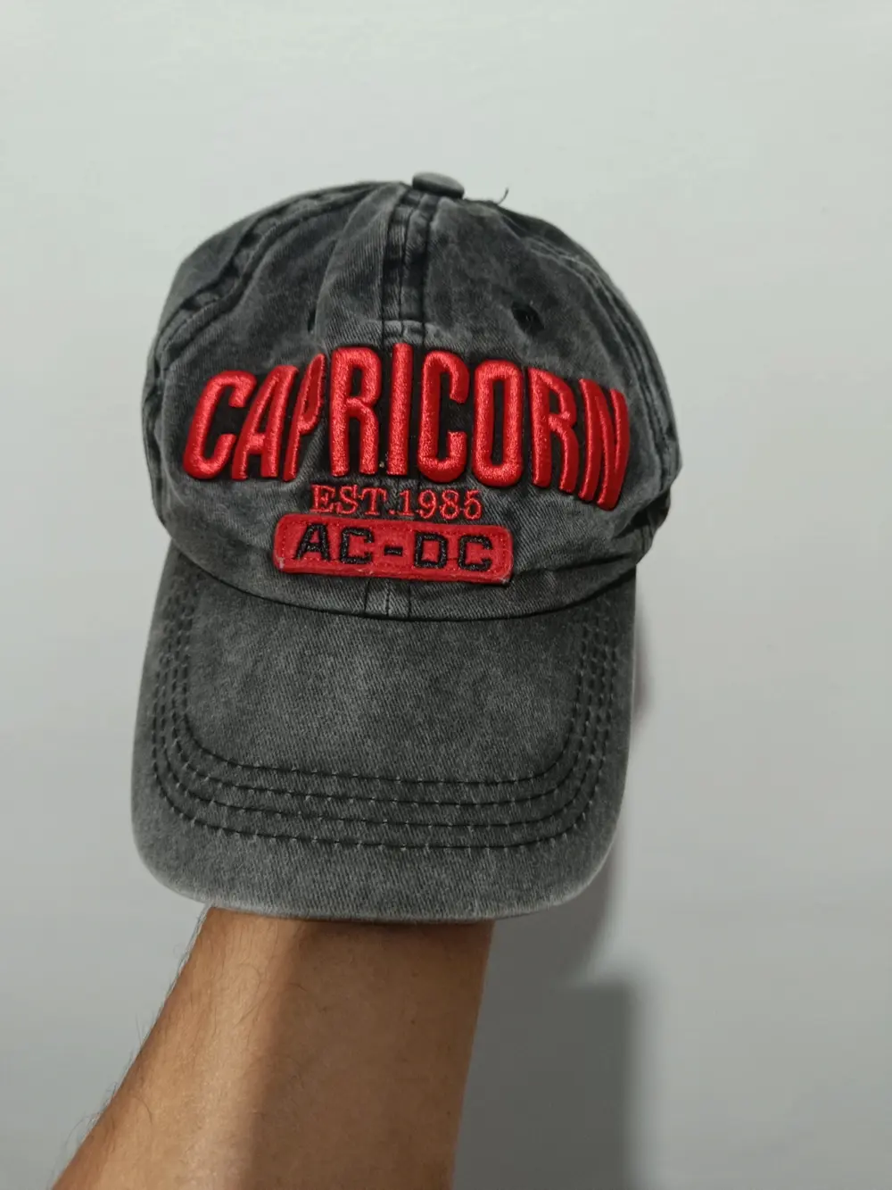 Gorra estilo vintage efecto lavado Capricorn talla única ajustable adulto unisex
