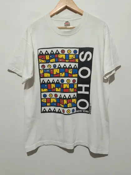 Camiseta vintage New York Soho año 1987 talla XL