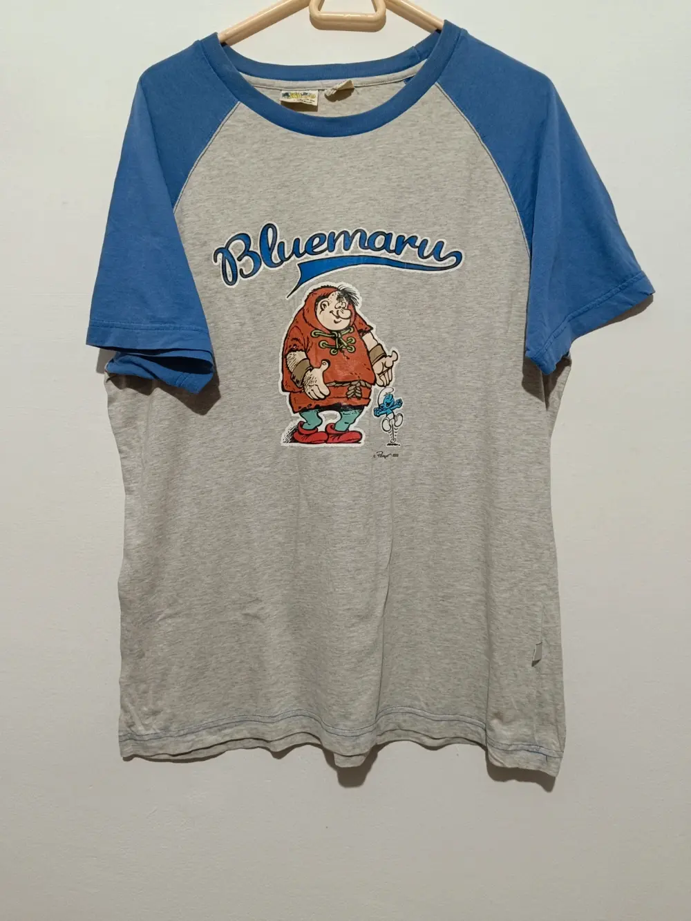 Camiseta vintage The Smurfs Blue maru talla XL ver medidas