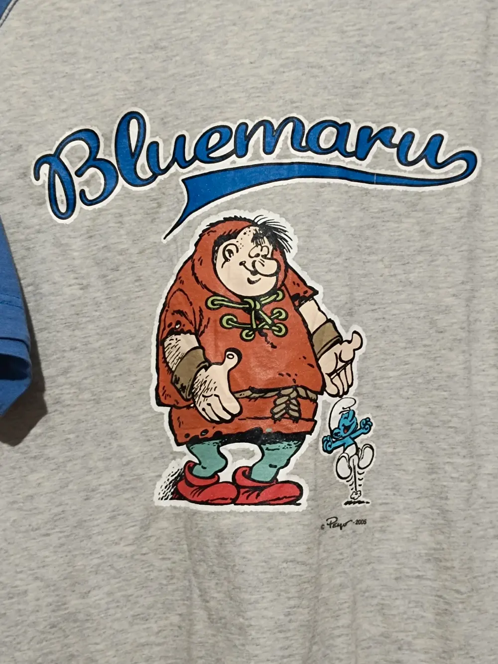 Camiseta vintage The Smurfs Blue maru talla XL ver medidas, foto 5