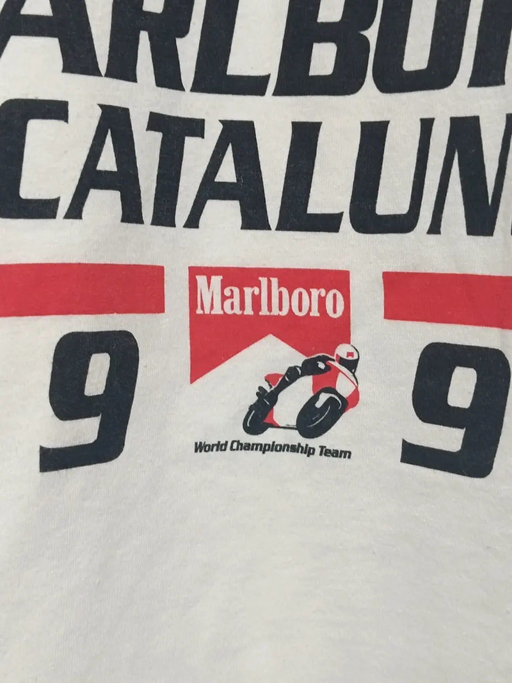 Camiseta vintage Marlboro Motociclismo Gran Premio Catalunya 1995 talla XL ver medidas, foto 5