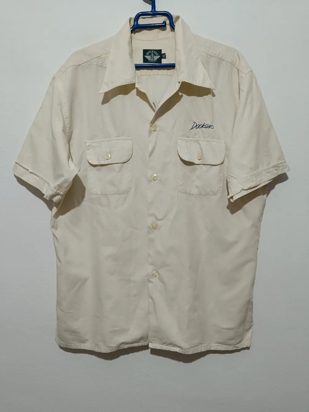 Camisa vintage Dockers San Francisco manga corta talla XL ver medidas