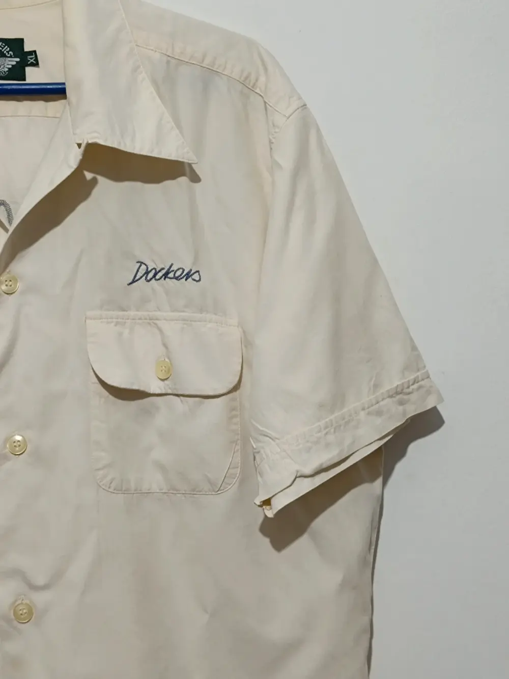 Camisa vintage Dockers San Francisco manga corta talla XL ver medidas, foto 2