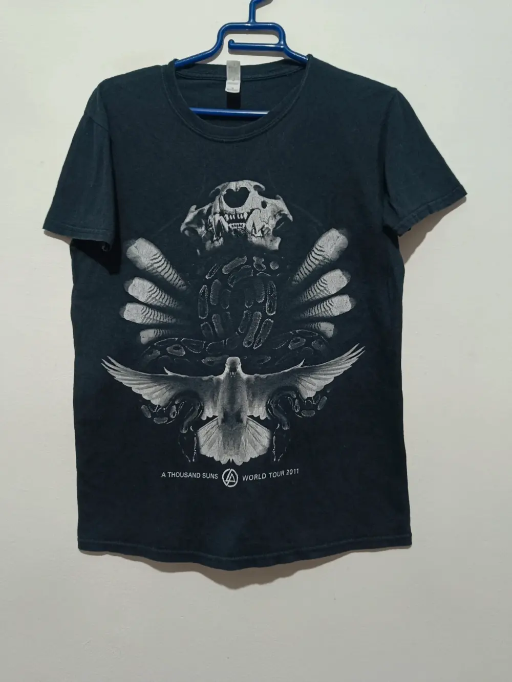 Camiseta vintage Y2K Linkin Park world tour 2011 talla S Gildan