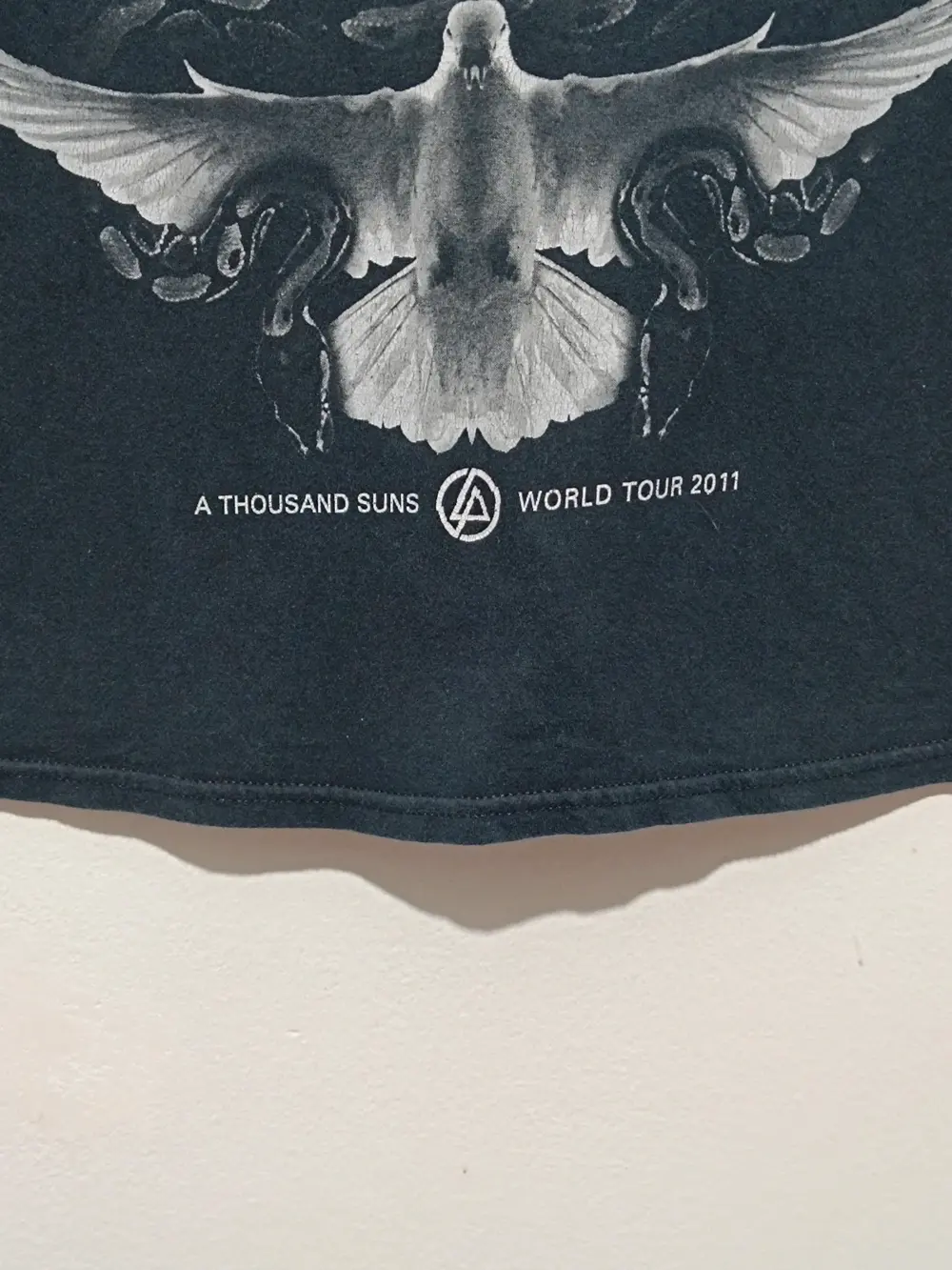 Camiseta vintage Y2K Linkin Park world tour 2011 talla S Gildan, foto 2