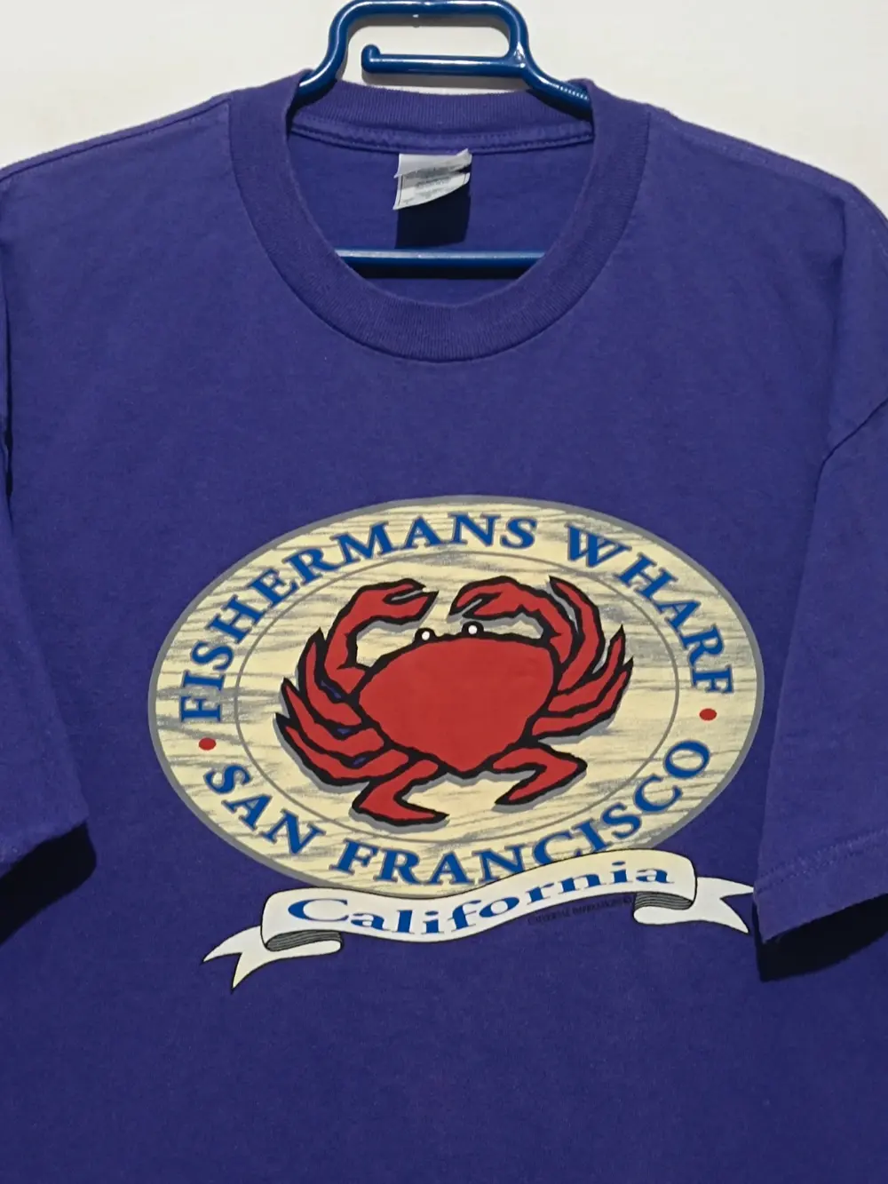 Camiseta vintage Cangrejo Fishermans Warf San Francisco talla L, foto 2
