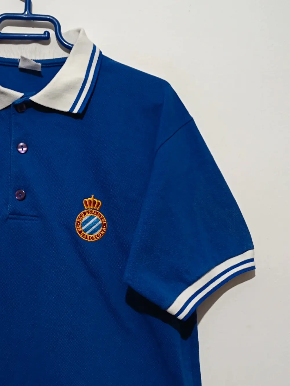 Polo vintage RCD Espanyol talla XXL pero es mas una XL ver medidas, foto 2