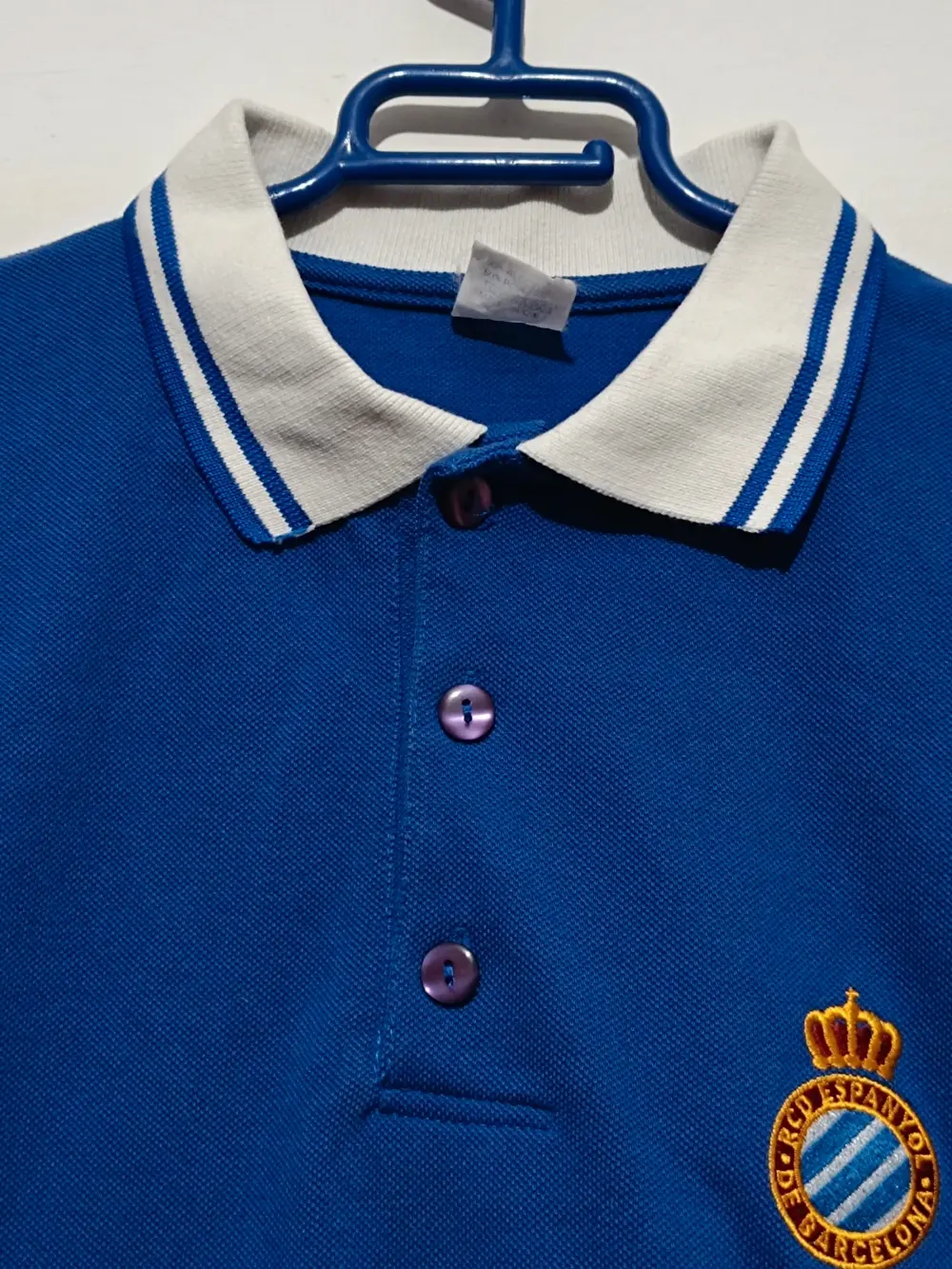 Polo vintage RCD Espanyol talla XXL pero es mas una XL ver medidas, foto 4