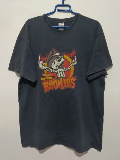 Camiseta vintage Broilers meine sache mein problem talla XL Fruit of the loom
