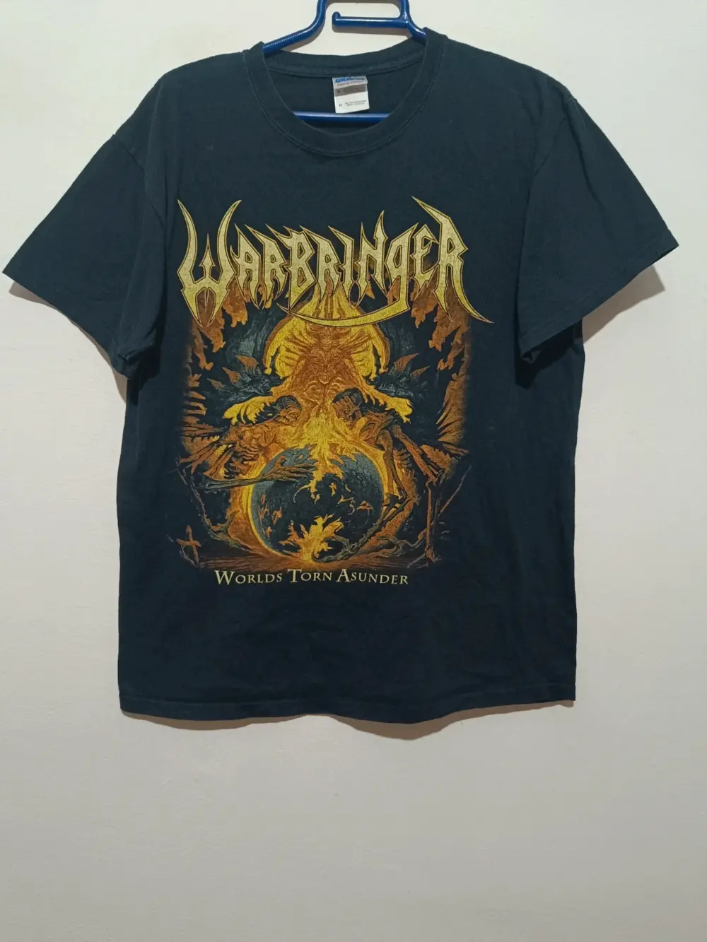Camiseta vintage Warbringer Worlds Torn Asunder Gildan Original! Talla M