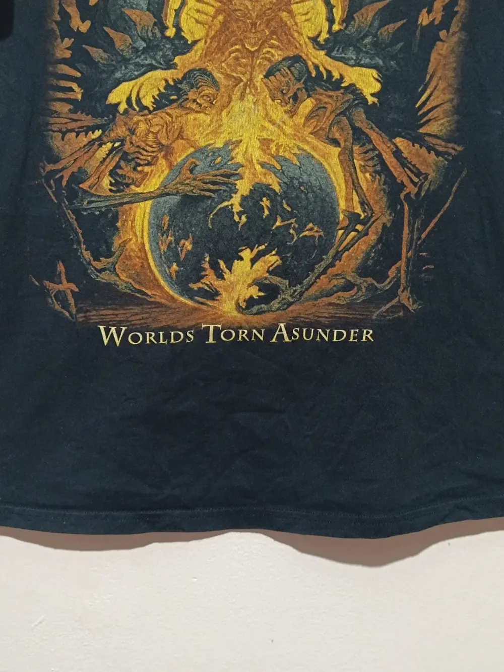 Camiseta vintage Warbringer Worlds Torn Asunder Gildan Original! Talla M, foto 5
