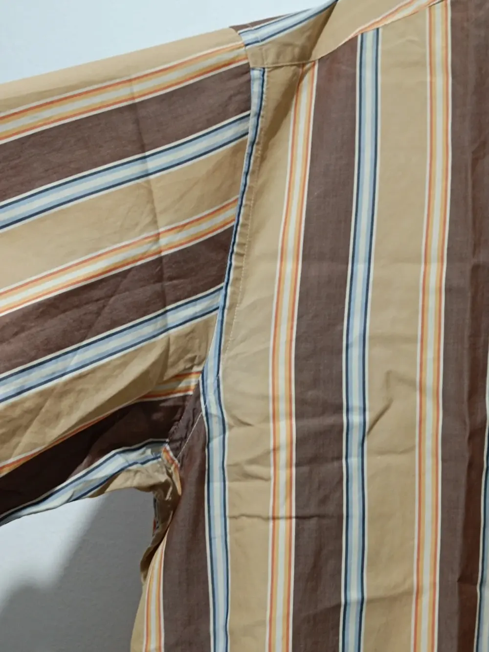 Camisa a rayas manga corta Lacoste talla 44 ver medidas, foto 5