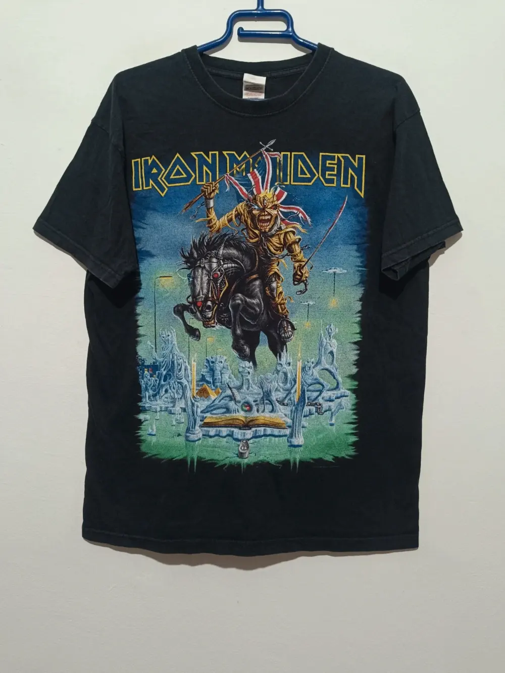 Camiseta vintage Iron Maiden tour 2014 Original! talla M Fruit of the loom