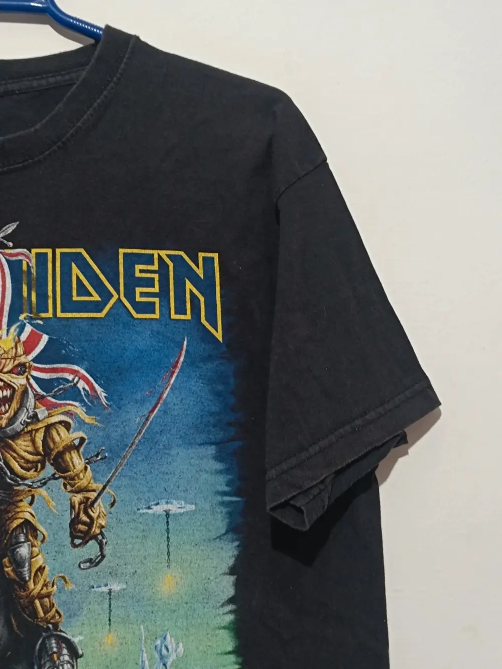 Camiseta vintage Iron Maiden tour 2014 Original! talla M Fruit of the loom, foto 2