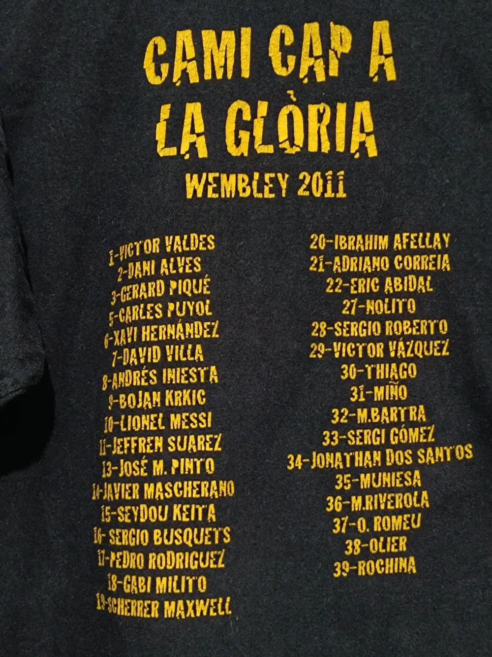 Camiseta vintage FC Barcelona Wembley 2011 talla L ver medidas, foto 4